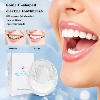 Sonic Electric Toothbrush U type 360 Degrees Intelligent Automatic Sonic Electric Toothbrush USB Charging Tooth Whitening
Sonic Electric Toothbrush U type 360 Degrees Intelligent Automatic Sonic Electric Toothbrush USB Charging Tooth Whitening