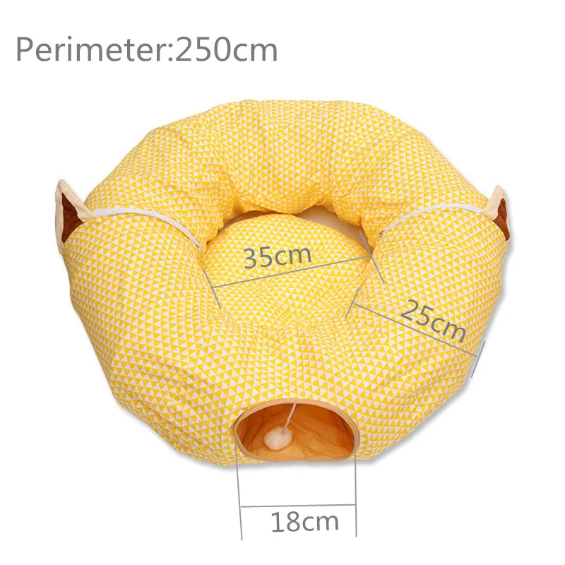 Kennel Cat Tunnel Toy Foldable Cat Channel Cat and Cat Bed Pet Nest Pet Toys Personality Cat Litter Small and Medium SizedKennel
Kennel Cat Tunnel Toy Foldable Cat Channel Cat and Cat Bed Pet Nest Pet Toys Personality Cat Litter Small and Medium SizedKennel