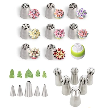 Flower Cake Decorating Tips Set Russion Cream Icing Piping Tips Fondant Rose Nozzles Pastry Tools Fondant Cupcake Decor Tip Sets
Flower Cake Decorating Tips Set Russion Cream Icing Piping Tips Fondant Rose Nozzles Pastry Tools Fondant Cupcake Decor Tip Sets