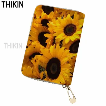 THIKIN Cartoon Sunflower Print Women Coin Purse Students Fold Wallets Ladies Card Holder Protector Organizer ID Credit Card Case
THIKIN Cartoon Sunflower Print Women Coin Purse Students Fold Wallets Ladies Card Holder Protector Organizer ID Credit Card Case
