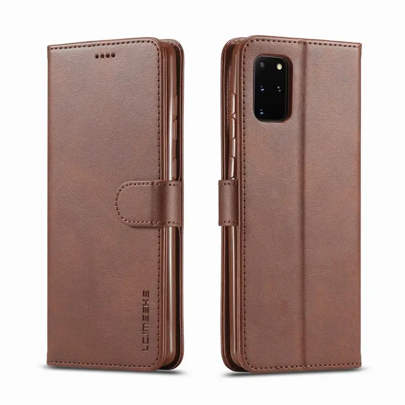 Чехол для Samsung Galaxy A91 A81 A71 Etui роскошный Магнитный флип чехол с подставкой кожаные
