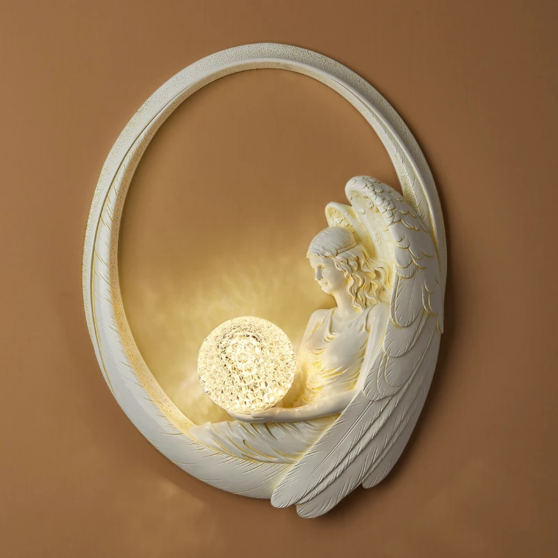 Modern Simple Resin Wall Lamps Living Room Background Wall Decor Angel Wall Lights Nordic Creative Light Luxury Bedroom Bed Lamp
Modern Simple Resin Wall Lamps Living Room Background Wall Decor Angel Wall Lights Nordic Creative Light Luxury Bedroom Bed Lamp