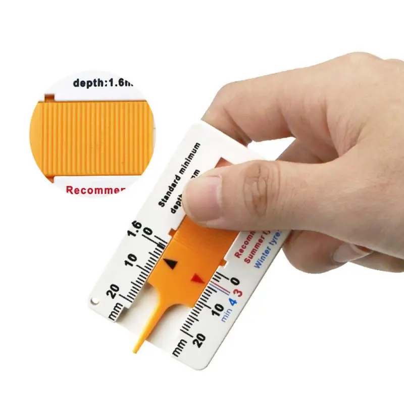 Auto Car Tyre Tread Depthometer Depth Indicator Gauge Gage Motorcycle Trailer Van Wheel Measure Tool Tire Repair Tools 0 - 20mm
Auto Car Tyre Tread Depthometer Depth Indicator Gauge Gage Motorcycle Trailer Van Wheel Measure Tool Tire Repair Tools 0 - 20mm