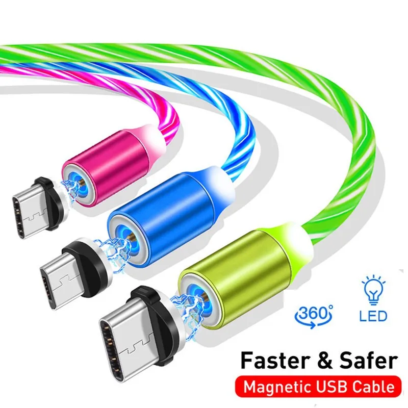 Flowing LED Light data lines Magnetic USB Cable for iphone 7 8plus Charging charger for Samsung A10 M10 A80 A60 M20 Micro type C
Flowing LED Light data lines Magnetic USB Cable for iphone 7 8plus Charging charger for Samsung A10 M10 A80 A60 M20 Micro type C