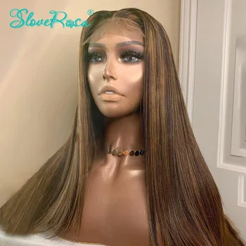 13x4 Straight Wigs 130% Honey Blond Ombre Color Highlight Lace Front Human Hair Wigs Brazilian Remy Hair Closure Wig Slove Rosa 
13x4 Straight Wigs 130% Honey Blond Ombre Color Highlight Lace Front Human Hair Wigs Brazilian Remy Hair Closure Wig Slove Rosa