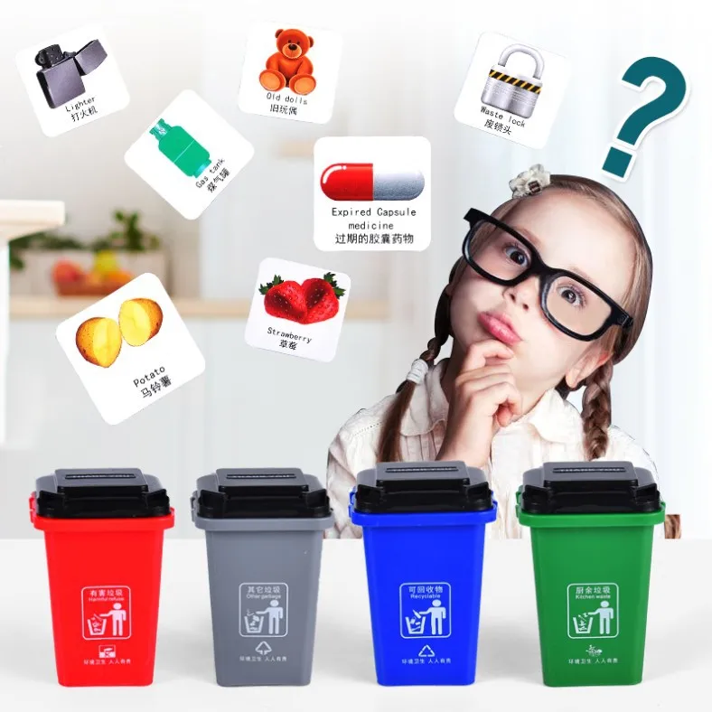 Garbage Compartmental Building Blocks Garbage Can Toy Game Props Mini Brain Force Combat Educational Card Children Early Educati
Garbage Compartmental Building Blocks Garbage Can Toy Game Props Mini Brain Force Combat Educational Card Children Early Educati