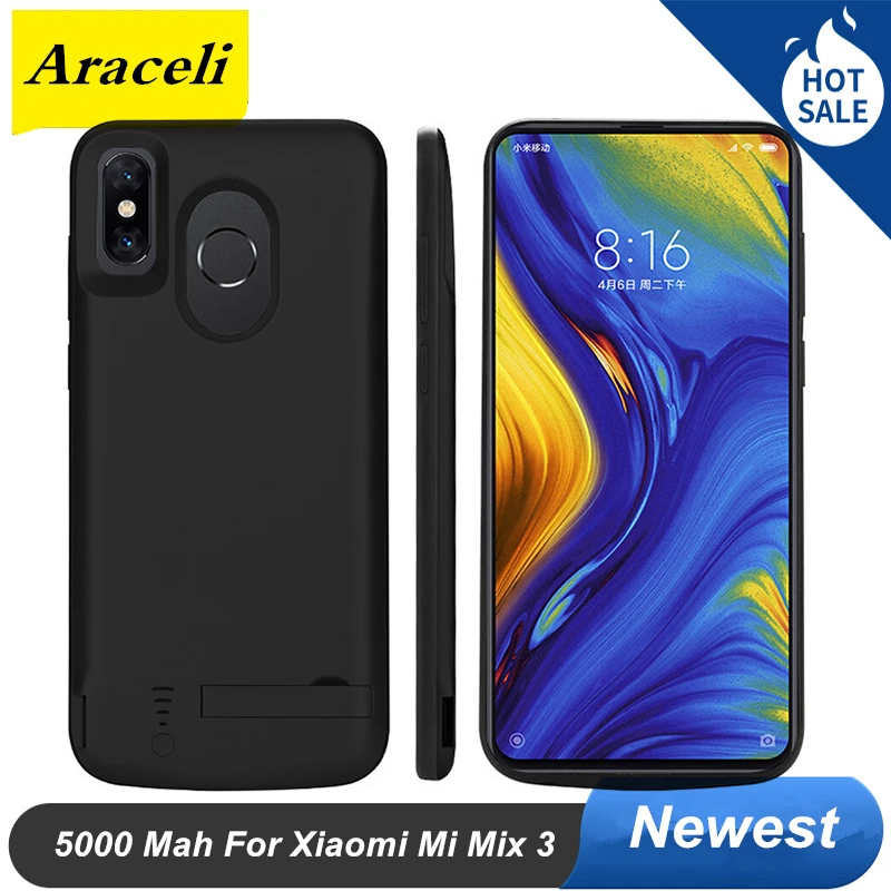 Чехол для аккумулятора Xiaomi Mi MIX 3 внешний умный чехол аккумулятор зарядного