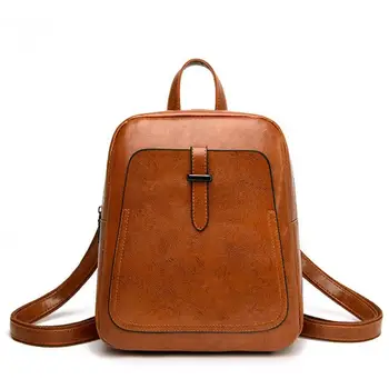 2021 Fashion Women Oil Leather Backpacks Students School Shoulder Bag for Teenage Girls Backpack Ladies Casual Travel Daypack
2021 Fashion Women Oil Leather Backpacks Students School Shoulder Bag for Teenage Girls Backpack Ladies Casual Travel Daypack