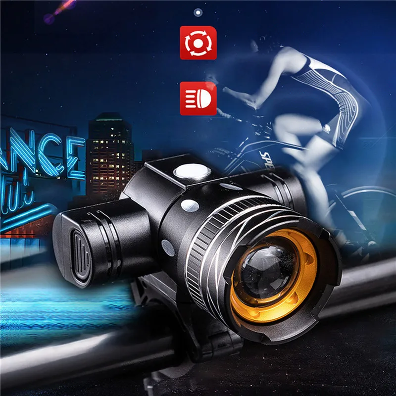 Bicycle Headlight Adjustable Focus Design Highlight LED 3 Modes Non-slip USB Charging Riding Equipment
Bicycle Headlight Adjustable Focus Design Highlight LED 3 Modes Non-slip USB Charging Riding Equipment
