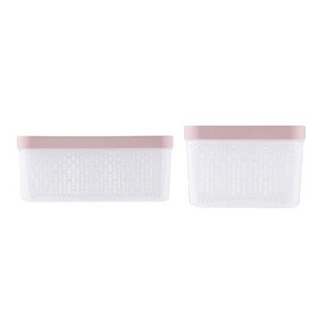 2x Double Covered Basket Fresh Box Household Refrigerator Storage Kitchen Plastic Sealed Rectangle & Square
2x Double Covered Basket Fresh Box Household Refrigerator Storage Kitchen Plastic Sealed Rectangle & Square