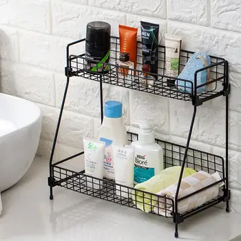 Storage Rack Double Layer Files Cosmetic Shelves Display Multifunctional School Bathroom Shelf Minimalist Iron Storage Shelf
Storage Rack Double Layer Files Cosmetic Shelves Display Multifunctional School Bathroom Shelf Minimalist Iron Storage Shelf