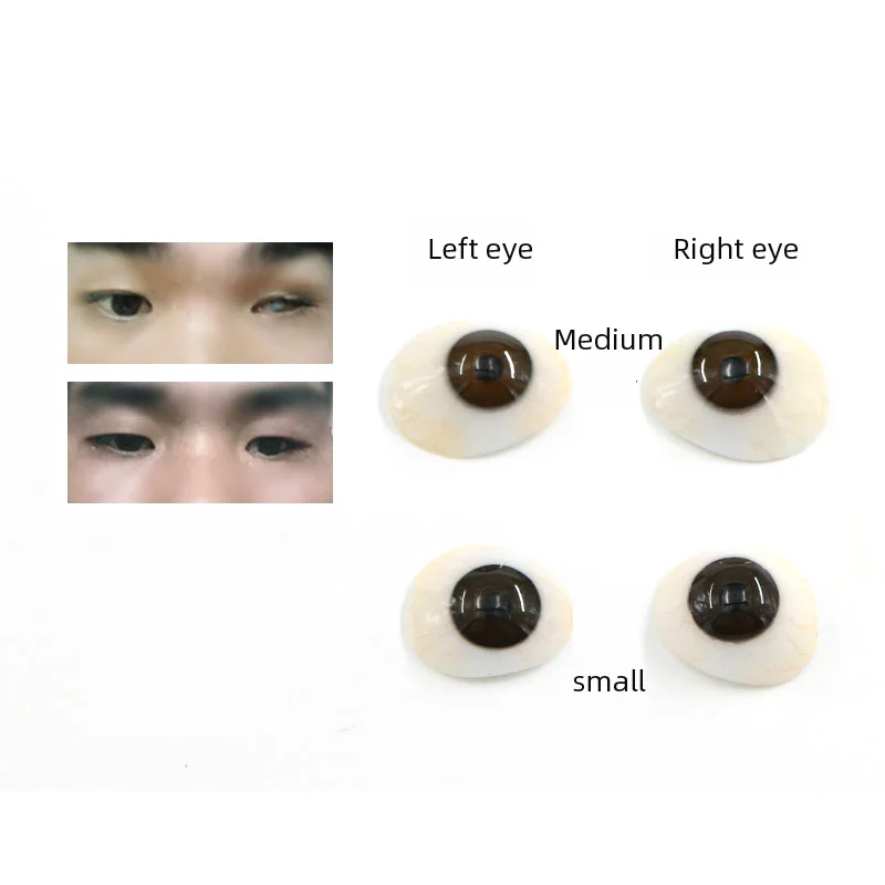 

Polymer Resin Prosthetic Eye Lens Beauty Contact Lenses Show That The Handicapped Can Use Eyeball Atrophy To Remove False Eyes