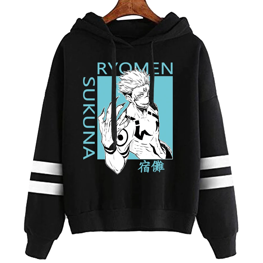 Men's Hoodies Jujutsu Kaisen Sweatshirts Women Pullover Sukuna Hoodies Print Anime Clothes Streetwear Striped Autumn Winter Tops
Men's Hoodies Jujutsu Kaisen Sweatshirts Women Pullover Sukuna Hoodies Print Anime Clothes Streetwear Striped Autumn Winter Tops