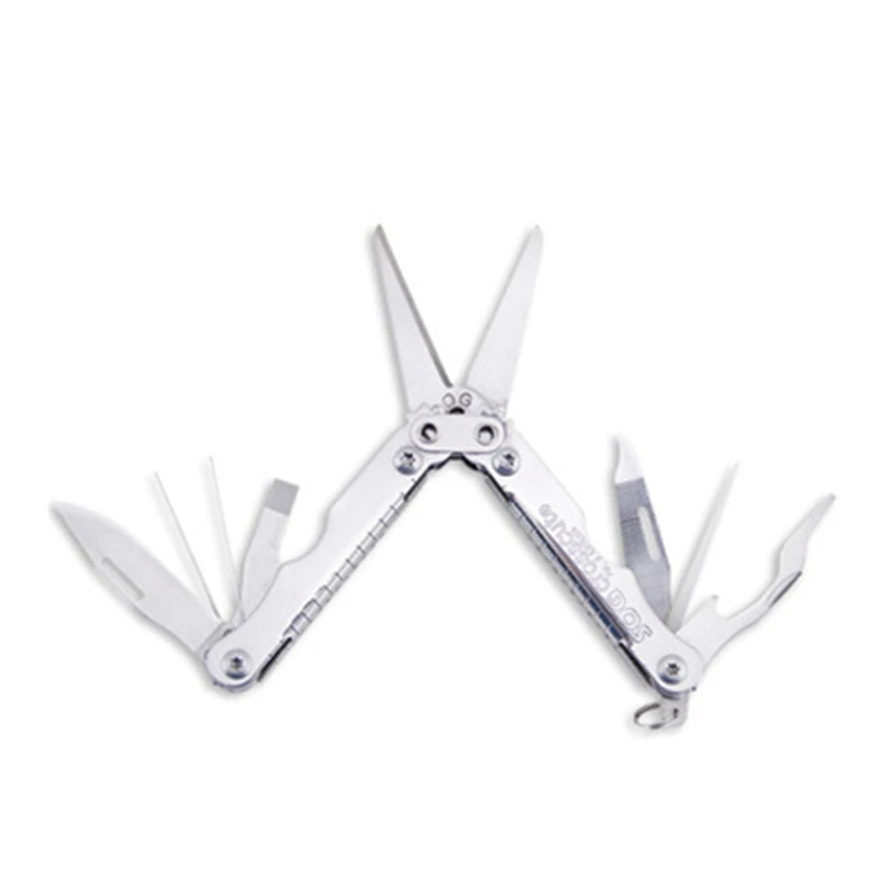Outdoor Combination Multifunctional Gadget Mini Pliers Stainless Steel Field Sports Survival Portable fFolding Tool EDC Silver
Outdoor Combination Multifunctional Gadget Mini Pliers Stainless Steel Field Sports Survival Portable fFolding Tool EDC Silver