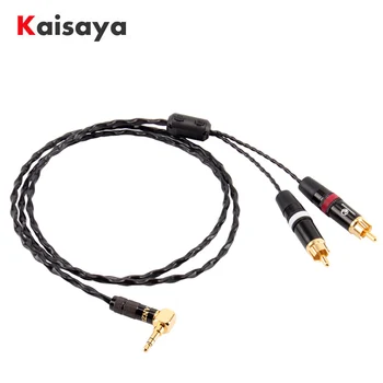 Japan Furukawa Sterling Silver Computer Amp Speaker Audio Cable 3.5mm To 2RCA T1014
Japan Furukawa Sterling Silver Computer Amp Speaker Audio Cable 3.5mm To 2RCA T1014