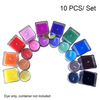 10 Colors For Paraffin Soy Crafts Material Candle Dye Chips PaintsScented DIY Making Non-toxic Pigment Home Easy Use Portable
10 Colors For Paraffin Soy Crafts Material Candle Dye Chips PaintsScented DIY Making Non-toxic Pigment Home Easy Use Portable