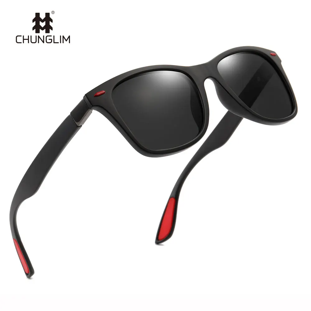 

CHUNGLIM Brand Classic Polarized Sunglasses Men Women Classical Design Driving Square Frame Sun Glasses Male Goggle UV400