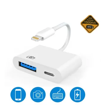 new 3.0 500MAH USB 3 Camera Adapter Cable OTG Data Sync External Keyboard U disk Connector Cable for iPhone X 8 6S pro 11 iPad
new 3.0 500MAH USB 3 Camera Adapter Cable OTG Data Sync External Keyboard U disk Connector Cable for iPhone X 8 6S pro 11 iPad