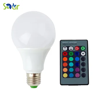 E27 RGB LED Bulbs Lamp 3W LED RGB Bulb Light 110V 220V Remote Control 16 Color Change Lampada LED Luz
E27 RGB LED Bulbs Lamp 3W LED RGB Bulb Light 110V 220V Remote Control 16 Color Change Lampada LED Luz