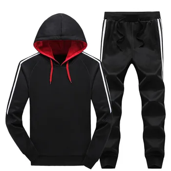Good Quality Tracksuit Men Hoodies Set Autumn Winter Men's Hooded Sweatshirt 2 Pieces Casual Jogger Sets Mens Clothing Plus Size
Good Quality Tracksuit Men Hoodies Set Autumn Winter Men's Hooded Sweatshirt 2 Pieces Casual Jogger Sets Mens Clothing Plus Size