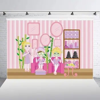 Spa Day Party Decor Make Up Backdrop for Kids Spa Theme Teens Girls Birthday Party Baby Shower Pink Striped Photo Background
Spa Day Party Decor Make Up Backdrop for Kids Spa Theme Teens Girls Birthday Party Baby Shower Pink Striped Photo Background