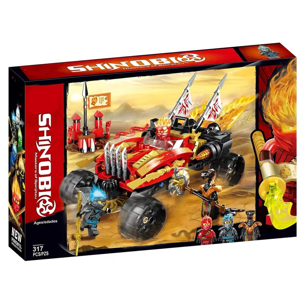 2019 Phantom Ninja Building Blocks Ninjago LegoEGL 70675 Kay's Desert Terrain Exploration Car Assembling Boy Child Toy Christmas
2019 Phantom Ninja Building Blocks Ninjago LegoEGL 70675 Kay's Desert Terrain Exploration Car Assembling Boy Child Toy Christmas
