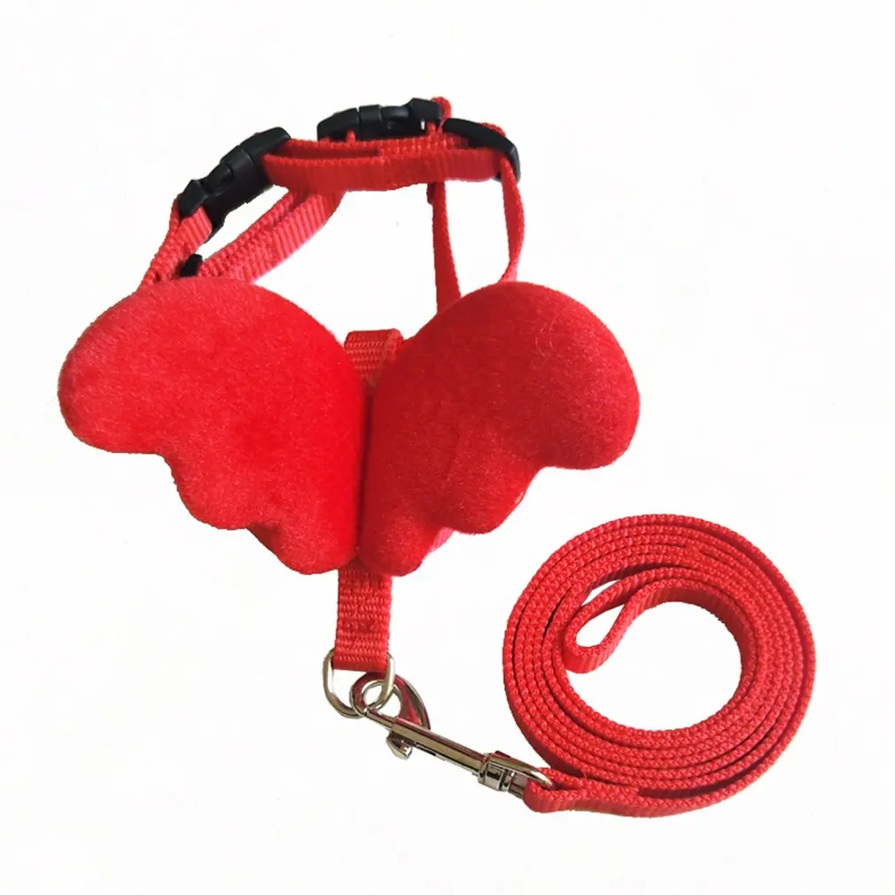 Cute Pet Dog Leashes Collars Set for Small Pet Adjustable Dog Harness with Angel Wings Nylon Strap Pet Accessories
Cute Pet Dog Leashes Collars Set for Small Pet Adjustable Dog Harness with Angel Wings Nylon Strap Pet Accessories
