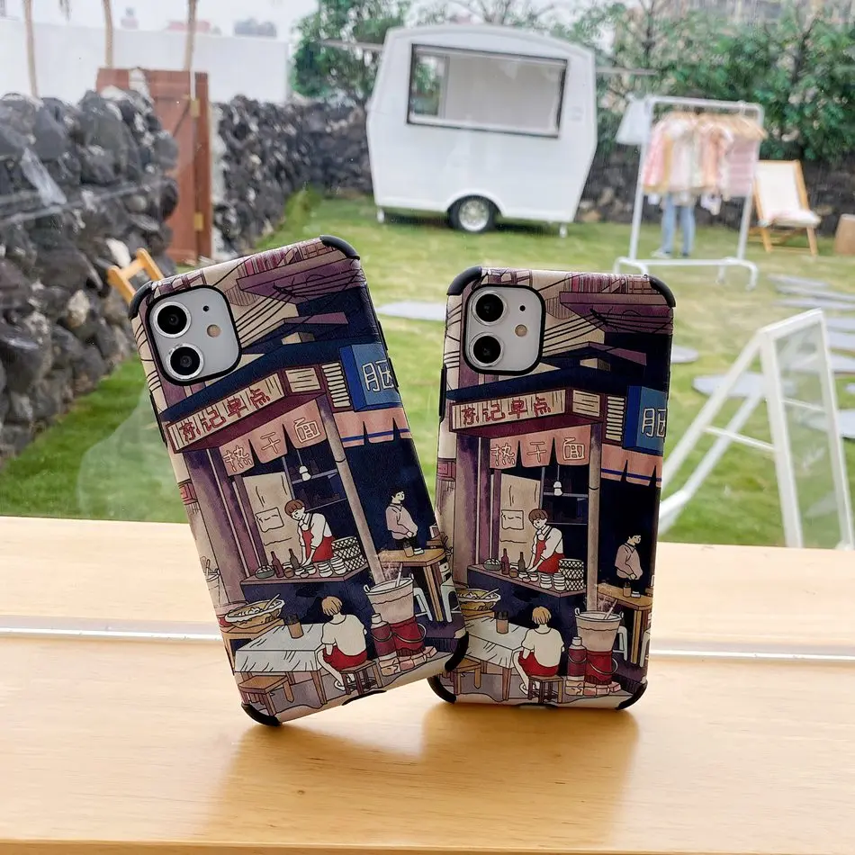 For iPhone 11 Pro XS Max XR X Case 3D Cute Cartoon Breakfast Shop Silk Pattern Phone Case For iPhone 8 7 6S Plus Soft TPU Cover
For iPhone 11 Pro XS Max XR X Case 3D Cute Cartoon Breakfast Shop Silk Pattern Phone Case For iPhone 8 7 6S Plus Soft TPU Cover