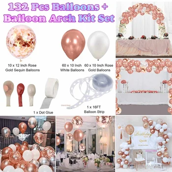 132 Pcs Latex Balloon Chain Arch Clips Macaroon Balloons Accessories Holder Birthday Party Balloon Arch Kit Wedding Party Decor
132 Pcs Latex Balloon Chain Arch Clips Macaroon Balloons Accessories Holder Birthday Party Balloon Arch Kit Wedding Party Decor