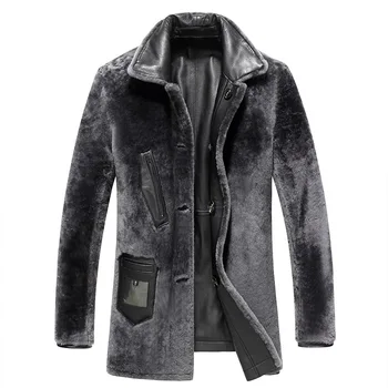 Genuine Leather Jacket Winter Goatskin Coat Men Thicken Real Lamb Fur Coat Plus Size Natural Fur Jacket L17093 KJ842
Genuine Leather Jacket Winter Goatskin Coat Men Thicken Real Lamb Fur Coat Plus Size Natural Fur Jacket L17093 KJ842