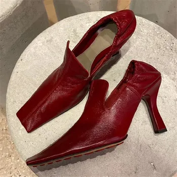Spring New Elastic Band Zapatos De Mujer Back High Heels Shoes Woman Square Toe Ladies Pumps Mary Jane Chaussure Femme Loafers
Spring New Elastic Band Zapatos De Mujer Back High Heels Shoes Woman Square Toe Ladies Pumps Mary Jane Chaussure Femme Loafers