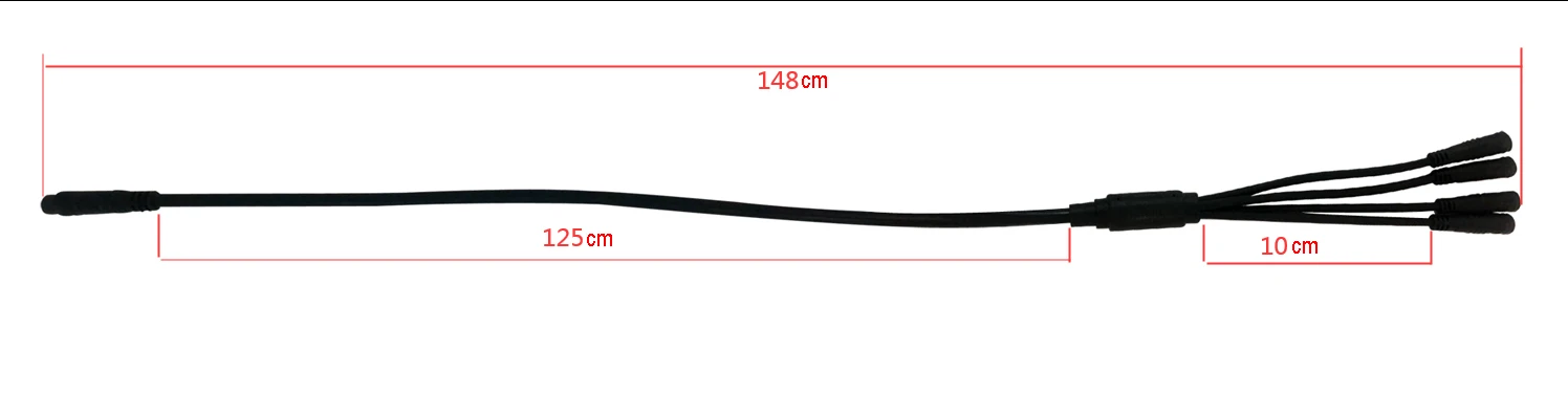 Waterproof Motor Cable Motor Wire Motor Connector , Julet 1 to 4 main Waterproof electric bicycle Cable integrated Waterproof Motor Cable Motor Wire Motor Connector , Julet 1 to 4 main Waterproof electric bicycle Cable integrated