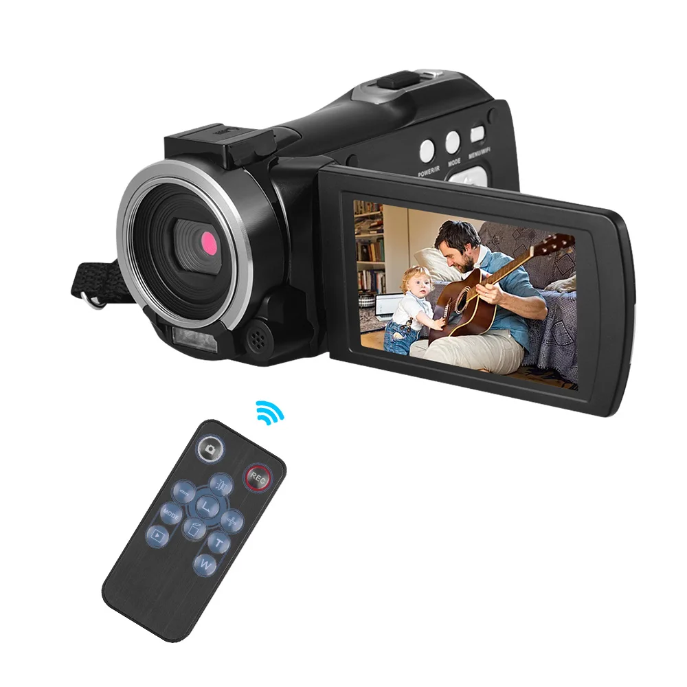 Portable 1080P FHD Digital Video Camera DV Recorder 24MP Support IR Night Vision WiFi Connection 16X Digital Zoom
Portable 1080P FHD Digital Video Camera DV Recorder 24MP Support IR Night Vision WiFi Connection 16X Digital Zoom