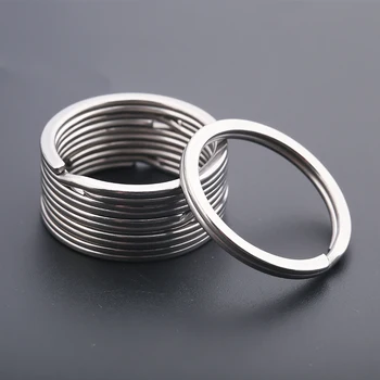 10pcs Stainless Steel Make Keychain Key Ring Flat Key Holder Split Rings Spring Circle Woman Accessories for DIY Jewelry Making
10pcs Stainless Steel Make Keychain Key Ring Flat Key Holder Split Rings Spring Circle Woman Accessories for DIY Jewelry Making