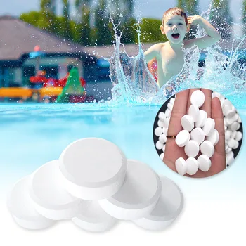 Swimming Pool Cleaner Pool Disinfection Chlorine Tablets Pool Accessories 50 Tablets Per Bag Multifunction Chlorine Tablets 
Swimming Pool Cleaner Pool Disinfection Chlorine Tablets Pool Accessories 50 Tablets Per Bag Multifunction Chlorine Tablets