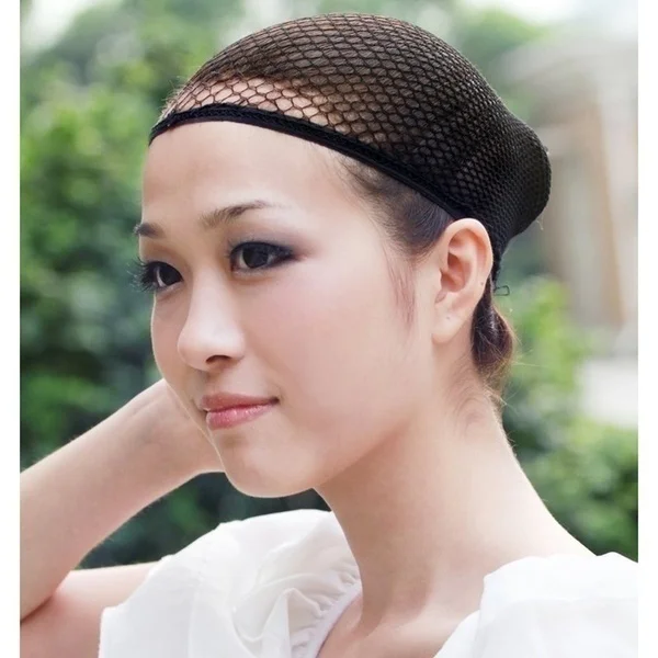 2 Pcs Stretchable Mesh Wig Cap Elastic Hair Snood Nets for Cosplay Fashion
