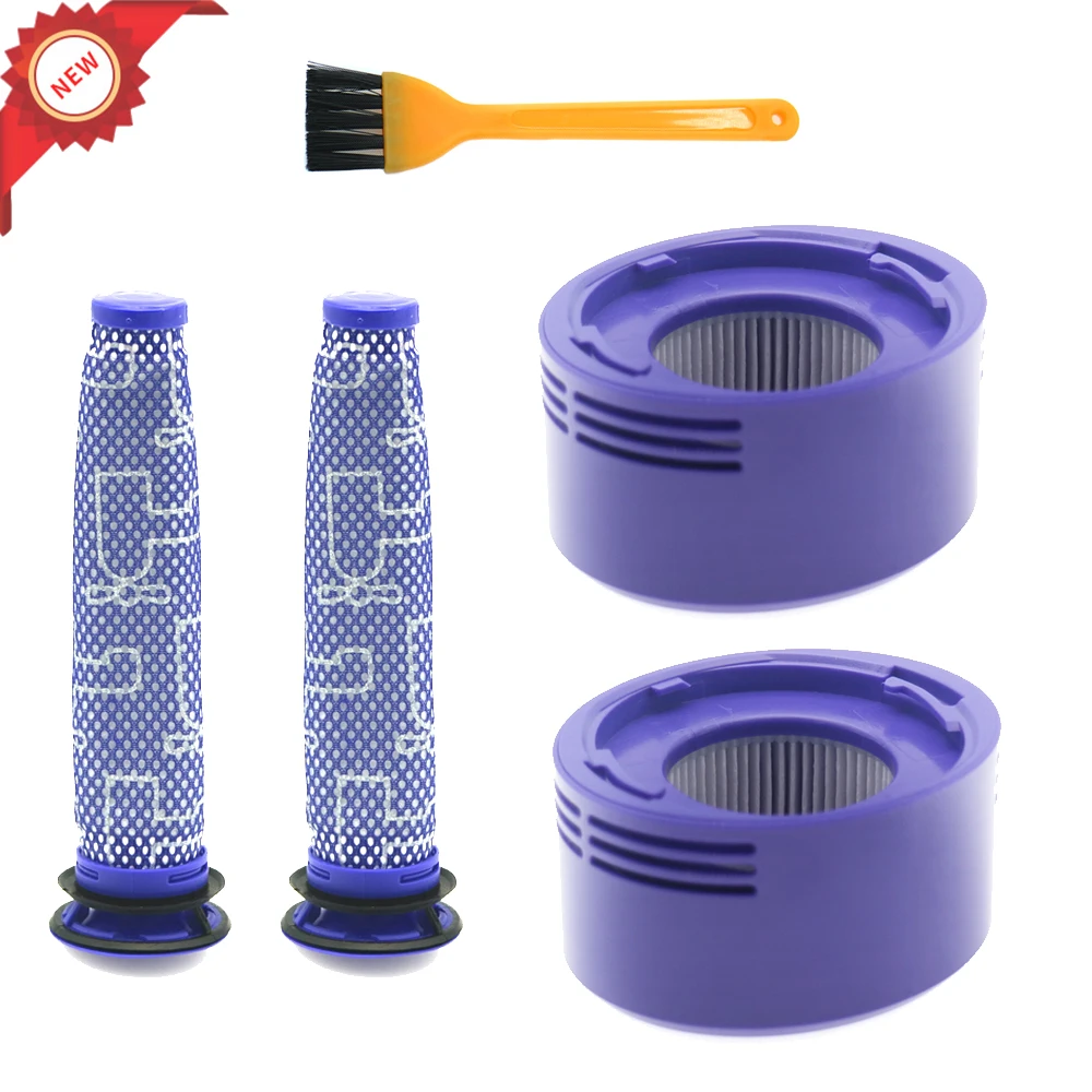 2 Pack Pre-Filters and 2 Pack HEPA Post-Filters Replacements Compatible for Dyson V8 and V7 Cordless Vacuum Cleaners
2 Pack Pre-Filters and 2 Pack HEPA Post-Filters Replacements Compatible for Dyson V8 and V7 Cordless Vacuum Cleaners