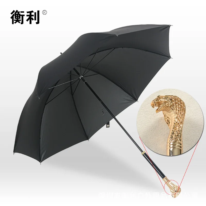 Customizable New Style Fashion Straight Pole All-Weather Umbrella Snake Head Handle UV-Protection Parasol Factory Direct Selling
Customizable New Style Fashion Straight Pole All-Weather Umbrella Snake Head Handle UV-Protection Parasol Factory Direct Selling