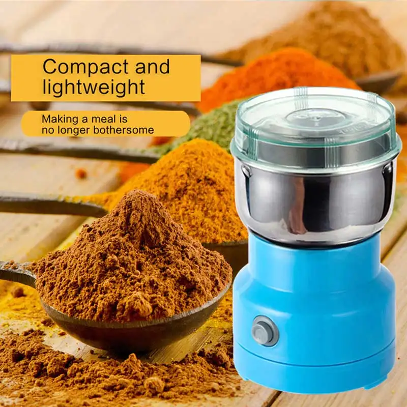 Household Small Grinder Multi-function Whole Grain Grinder Kitchen Tool with Cleaning Brush
Household Small Grinder Multi-function Whole Grain Grinder Kitchen Tool with Cleaning Brush
