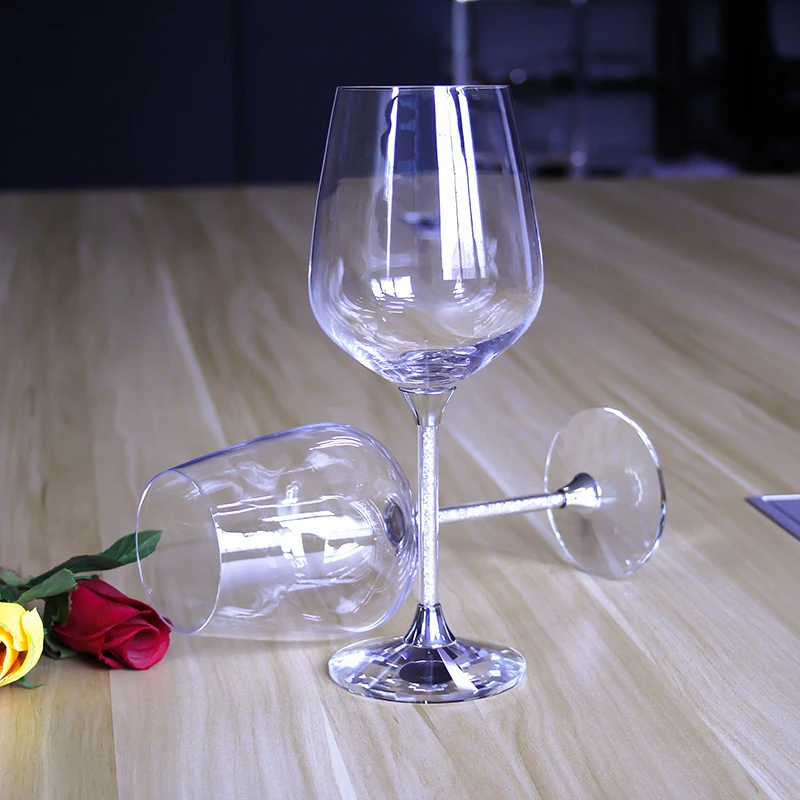 

Christmas Gifts 2018 Crystal Wine Glasses Shinning Wedding Cristal Cup Christmas Party Decorations For Home Wedding Tableware