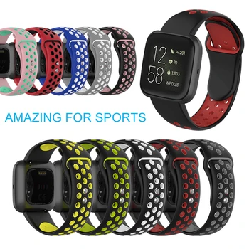 Duszake Watch Strap For Fitbit Versa Band Breathable Silicone Sport Band for Fitbit Versa 2 Wristband Accessories Bracelet
Duszake Watch Strap For Fitbit Versa Band Breathable Silicone Sport Band for Fitbit Versa 2 Wristband Accessories Bracelet