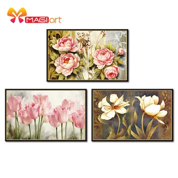 Cross stitch kits Embroidery needlework sets 11CT water soluble canvas patterns 14CT Flowers painting Abstract Grass-NCMF006
Cross stitch kits Embroidery needlework sets 11CT water soluble canvas patterns 14CT Flowers painting Abstract Grass-NCMF006