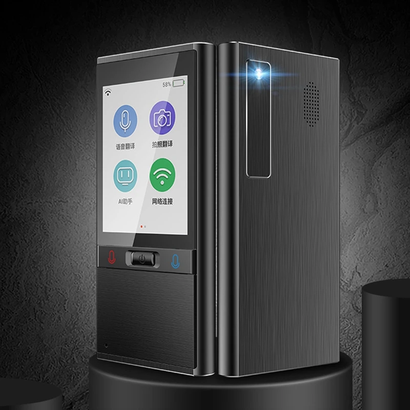T9 Portable WiFi Camera Smart Voice Translator 106 Language Intelligent Interpreter Russian Language Traductor with Contact Scre
T9 Portable WiFi Camera Smart Voice Translator 106 Language Intelligent Interpreter Russian Language Traductor with Contact Scre