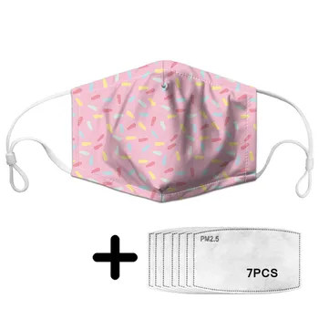 Kawaii Candy Print Kids Girl Anti-dust Mask with 7Pcs Filters 2020 Lovely Child Mask Elastic Cute Cartoon Windproof Face Mask 
Kawaii Candy Print Kids Girl Anti-dust Mask with 7Pcs Filters 2020 Lovely Child Mask Elastic Cute Cartoon Windproof Face Mask