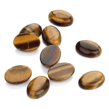 10pcs Natural Stone Tiger eye Stones Cabochon No Hole Beads for Making Jewelry DIY accessories Loose Elliptical shape Beads
10pcs Natural Stone Tiger eye Stones Cabochon No Hole Beads for Making Jewelry DIY accessories Loose Elliptical shape Beads