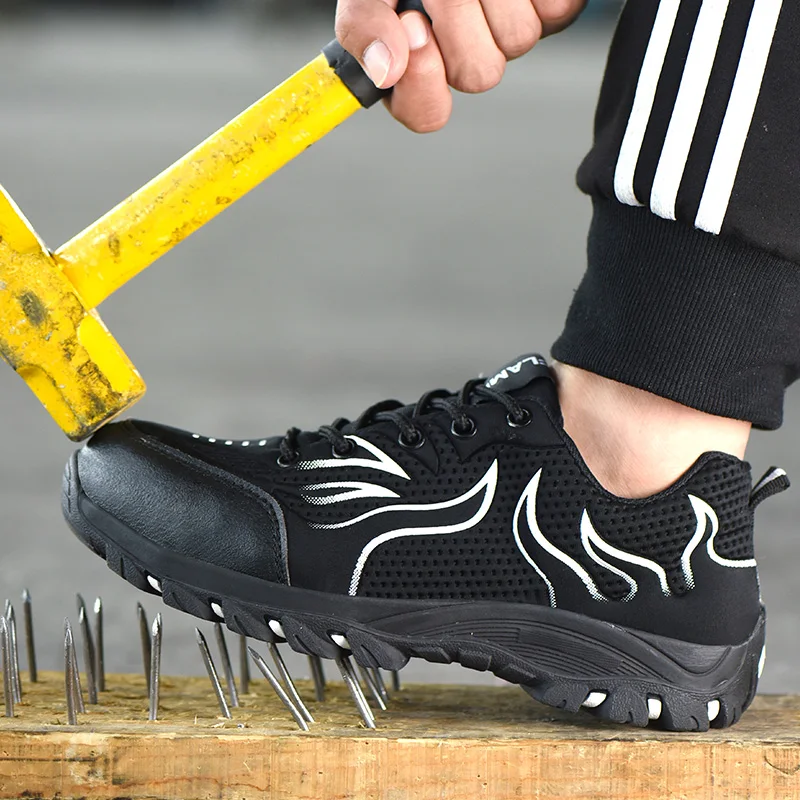 Size 27-48 New Summer Men's Outdoor Breathable Steel Toe Anti Smash Protective Work Shoes Men Puncture Proof Safety Boots Shoes
Size 27-48 New Summer Men's Outdoor Breathable Steel Toe Anti Smash Protective Work Shoes Men Puncture Proof Safety Boots Shoes