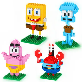 8132A-8135A Cartoon Sponge Patrick Star Squidward Mr. Krabs mini Building Blocks Brick Educational Toys for Children Gift
8132A-8135A Cartoon Sponge Patrick Star Squidward Mr. Krabs mini Building Blocks Brick Educational Toys for Children Gift