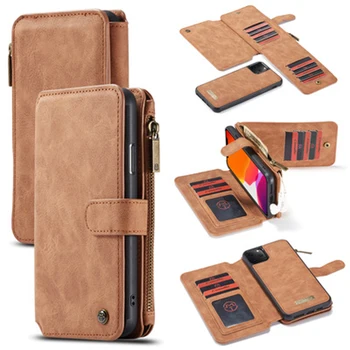 For iPhone 11 Pro Max Caseme Magentic Genuine Leather Zipper Wallet Stand Case Flip Cover for iPhone XS Max Xs XR 7 8 6 6s Plus
For iPhone 11 Pro Max Caseme Magentic Genuine Leather Zipper Wallet Stand Case Flip Cover for iPhone XS Max Xs XR 7 8 6 6s Plus