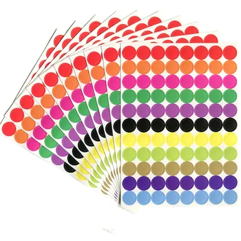 880pcs/10 Sheet Round Spot Circles Sealing Stiker Paper Labels Coloured Dot Stickers Adhesive Package Label Party Decoration
880pcs/10 Sheet Round Spot Circles Sealing Stiker Paper Labels Coloured Dot Stickers Adhesive Package Label Party Decoration