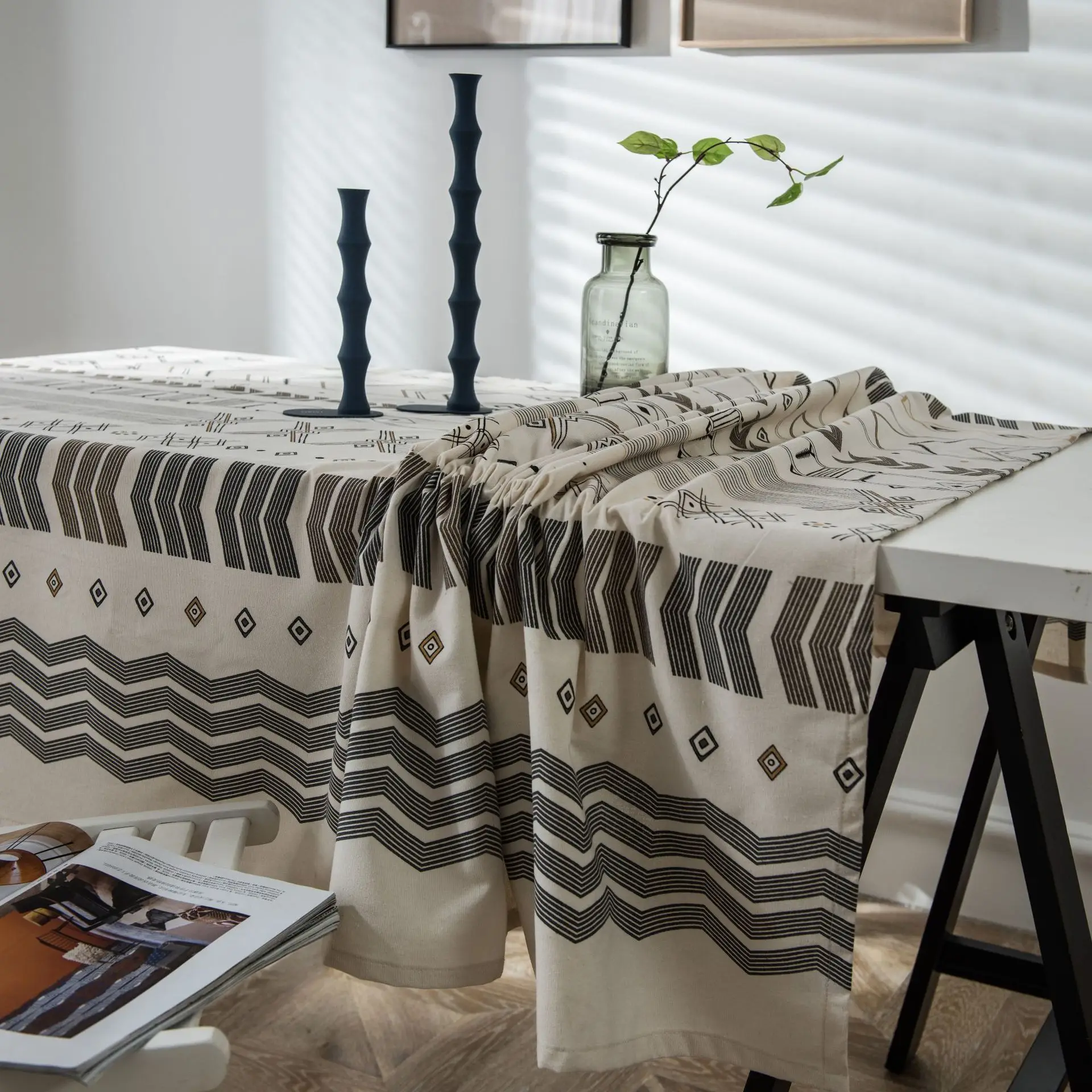 Geometric Multicolor Tablecloth Dinning Table Cover For Home Kitchen Party Cotton Linen Rectangular New Year Home Deco Textile
Geometric Multicolor Tablecloth Dinning Table Cover For Home Kitchen Party Cotton Linen Rectangular New Year Home Deco Textile